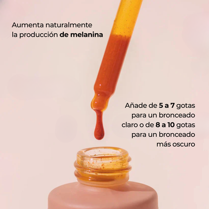 Gotas bronceadoras bebestibles