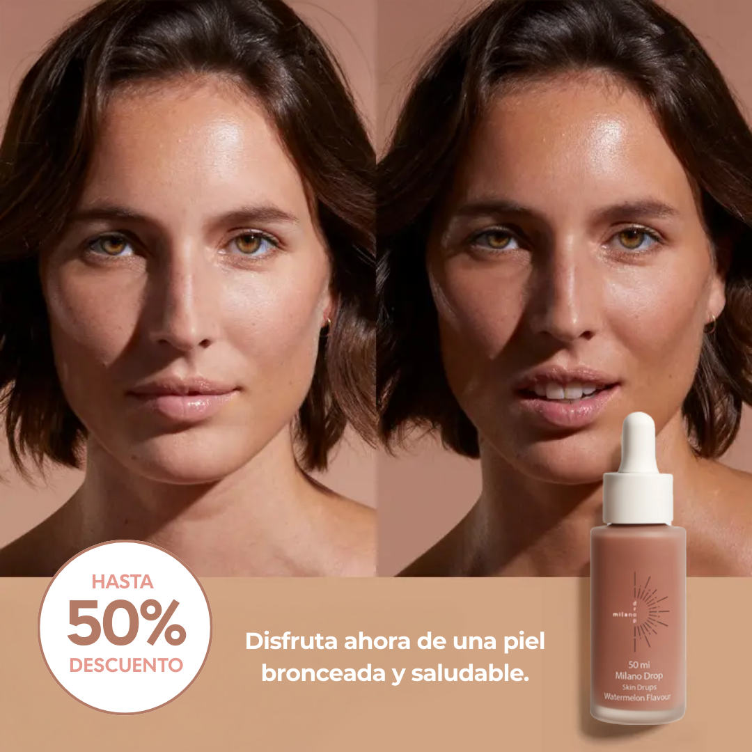 Gotas bronceadoras bebestibles