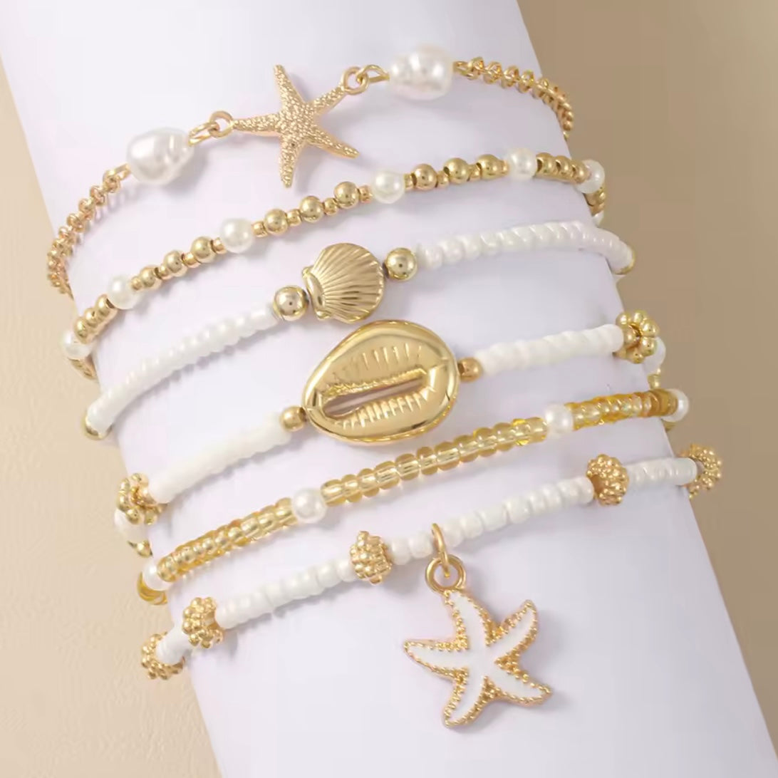 Pack 7 Tobilleras Artesanales